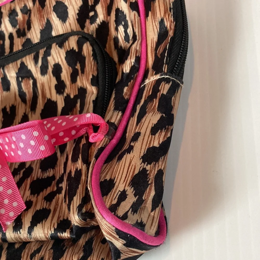 CHEETAH LEOPARD Cosmetic Makeup Travel Bag Pouch Set of 2
